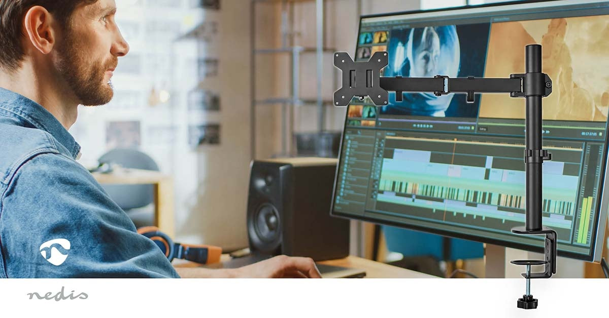 Screen Mount | 1 Screen(s) | 15 - 32 " | 75x75 / 100x100 | Fully adjustable