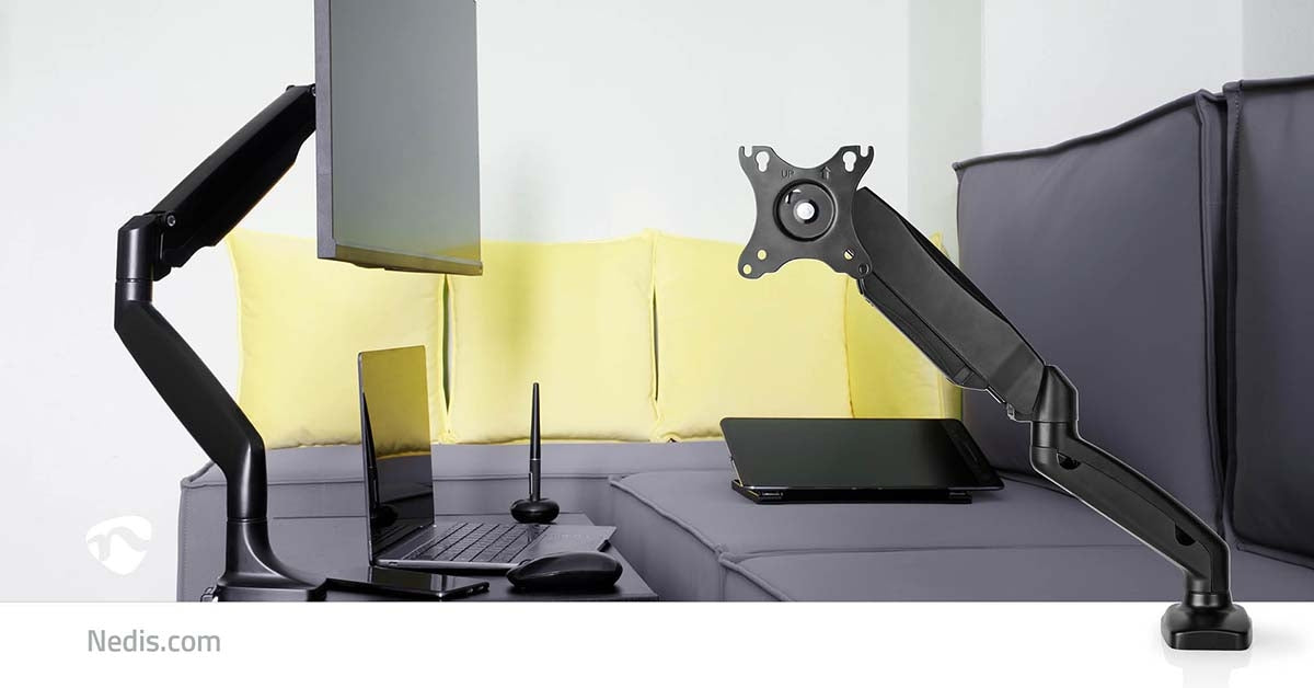 Screen Mount | Gas spring | 1 Screen(s) | 15 - 32 " | 75x75 / 100x100 | Fully adjustable