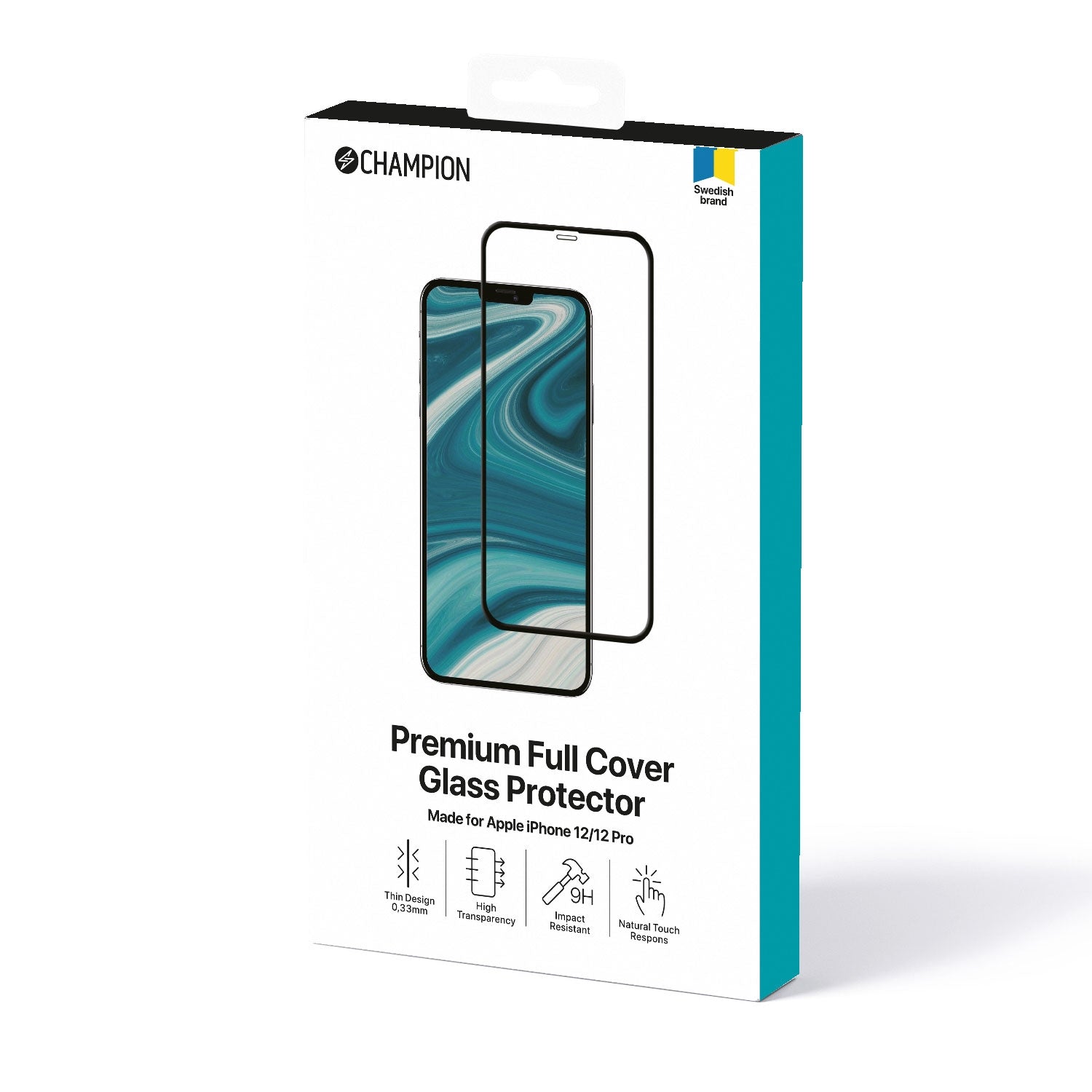 Screen protector iPhone 12/iPhone 12 Pro Black