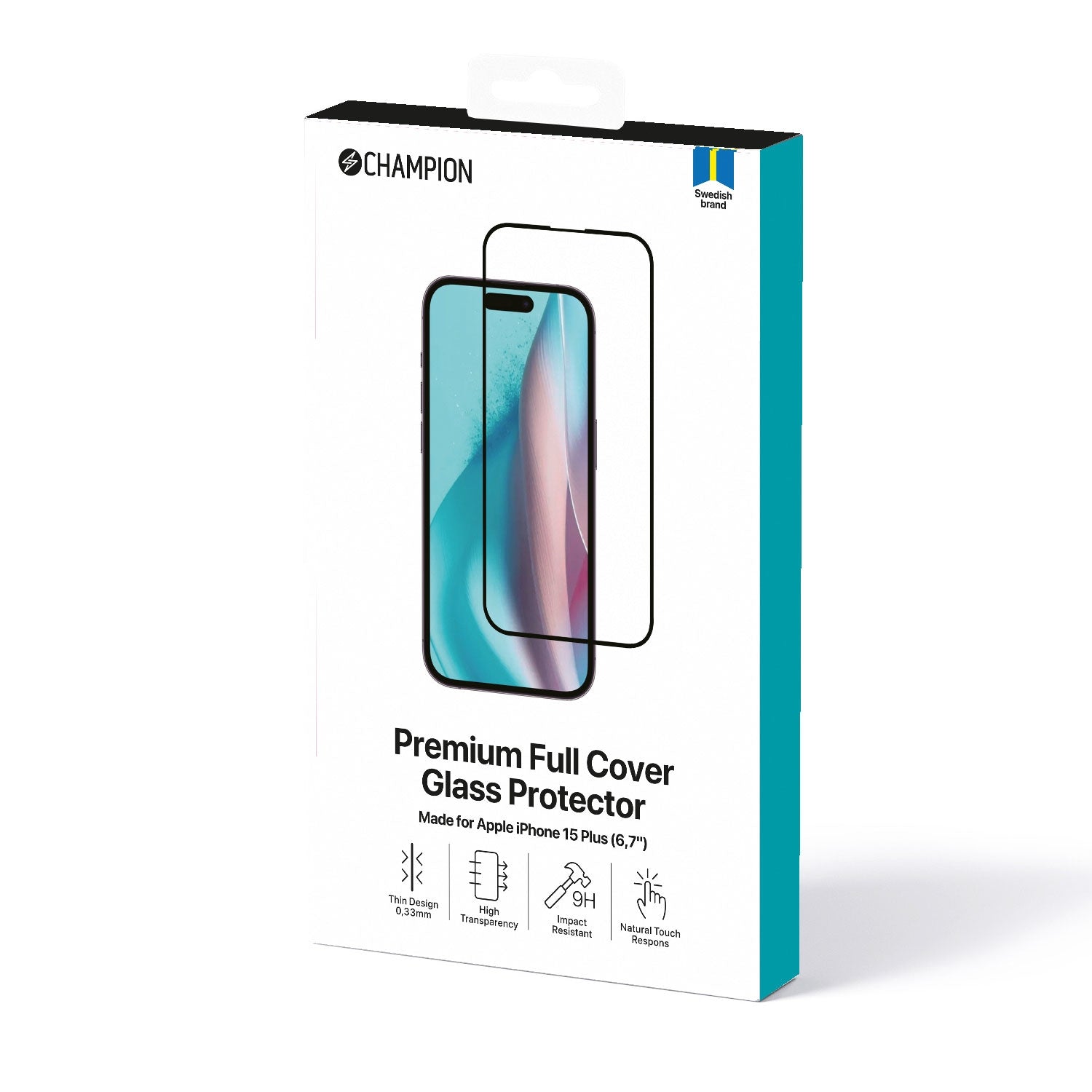 Screen protector iPhone 15 Plus Black