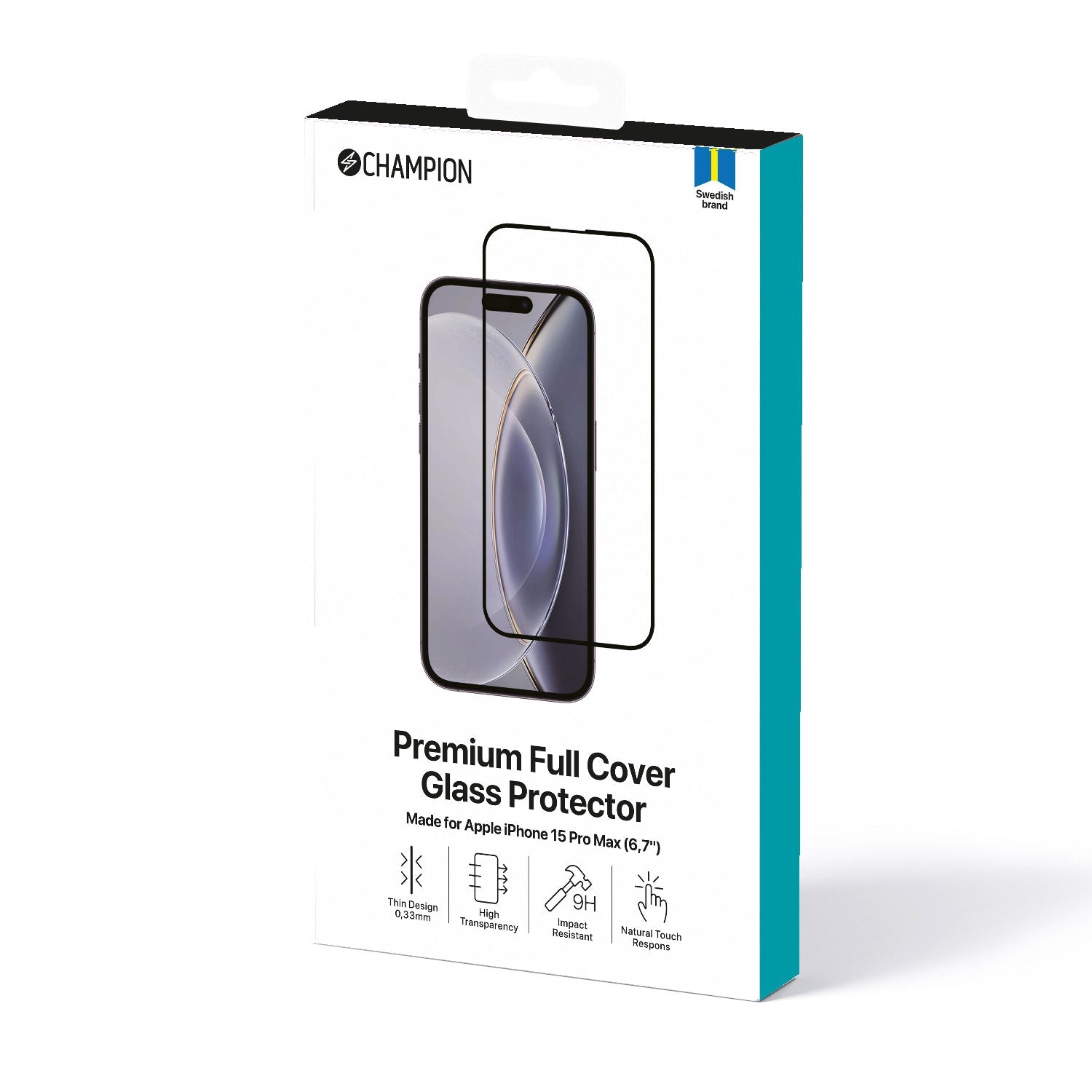 Screen protector iPhone 15 Pro max Black