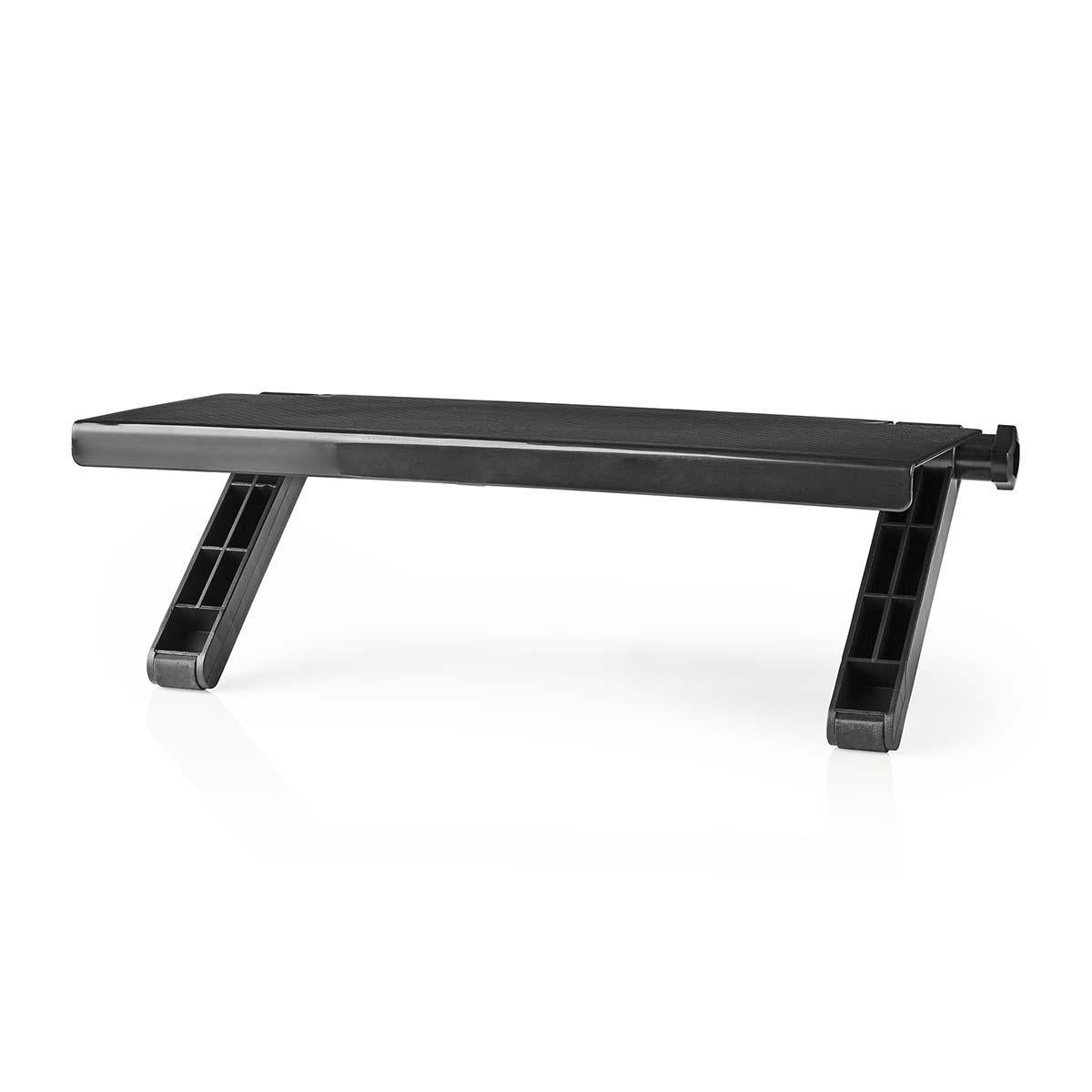 Screen shelf | Used for: Computer / Desktop | Max. load capacity: 6 kg | Black | Plastic