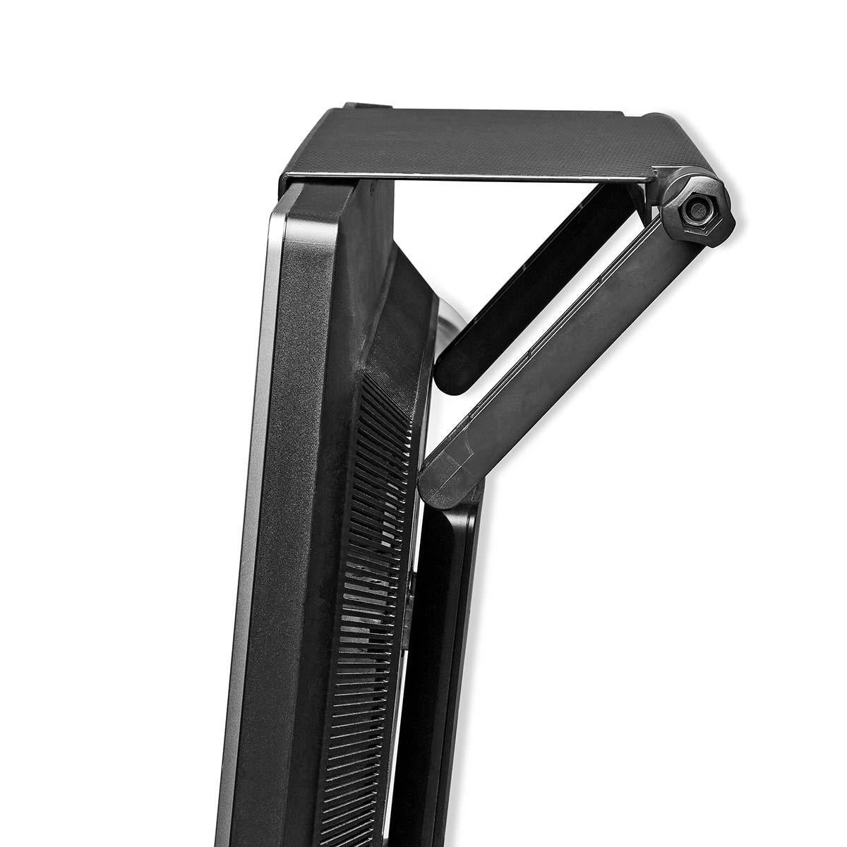Screen shelf | Used for: Computer / Desktop | Max. load capacity: 6 kg | Black | Plastic
