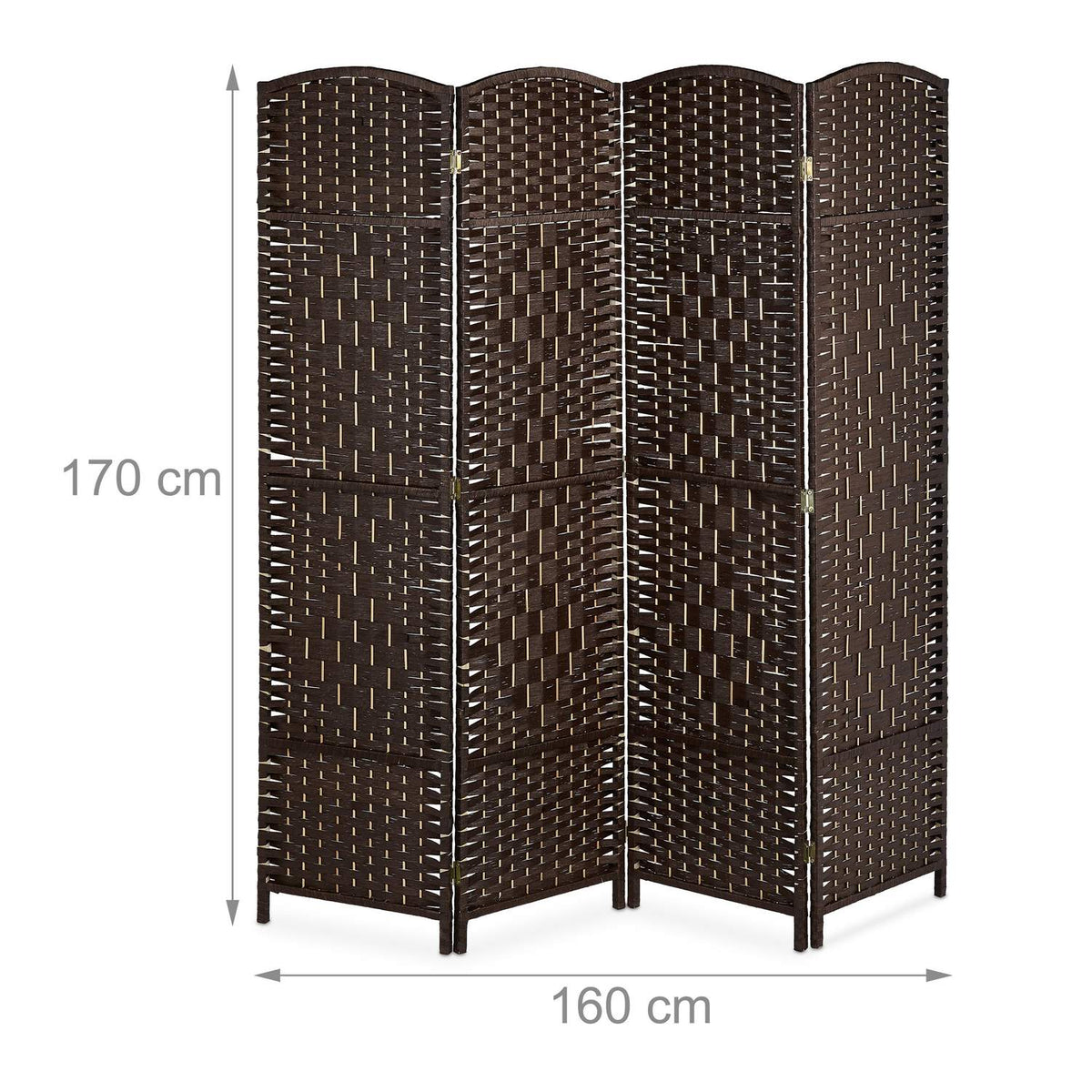 Screen wall with 4 panels