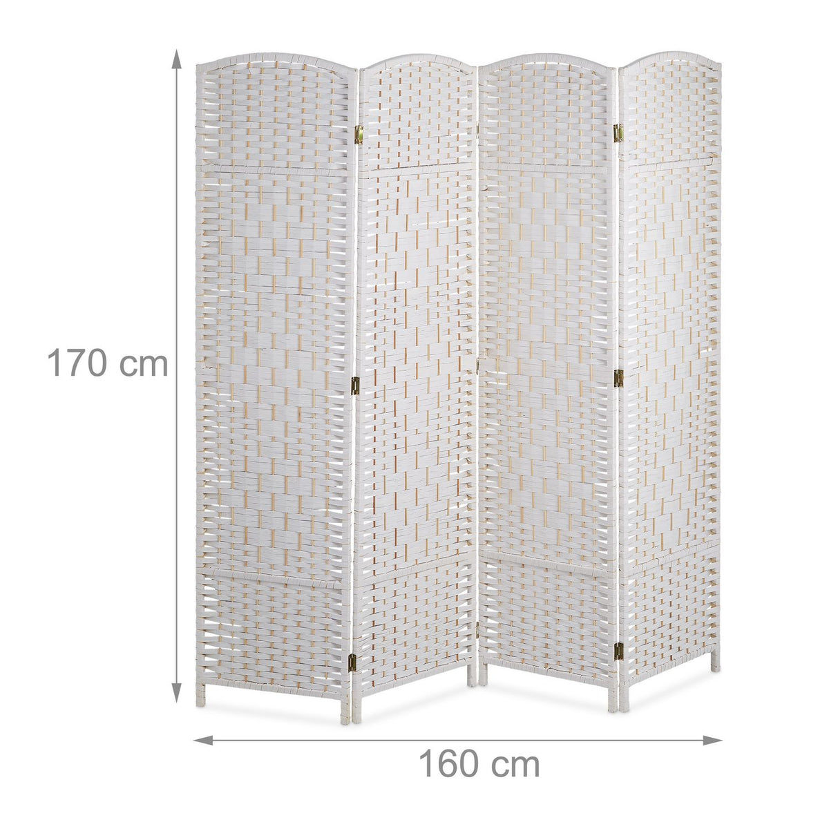 Screen wall with 4 panels