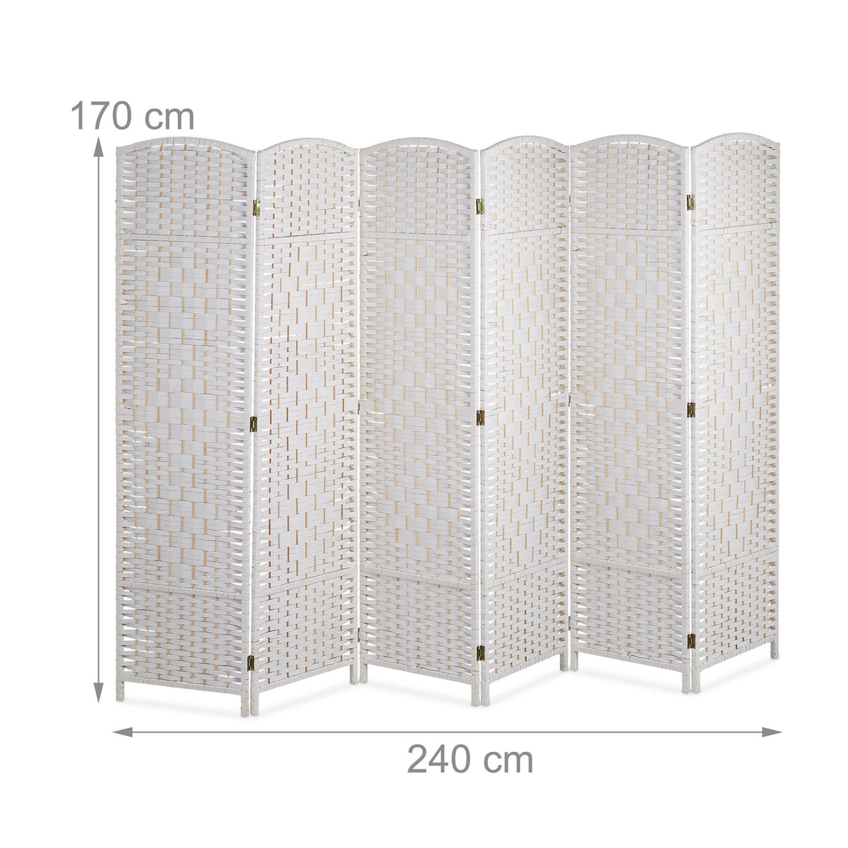 Screen wall with 6 panels