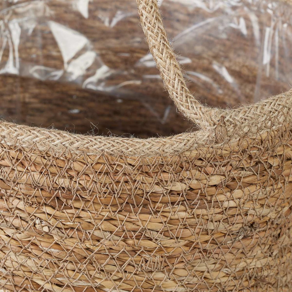 Seagrass Hanging Flower Baskets Set of 3