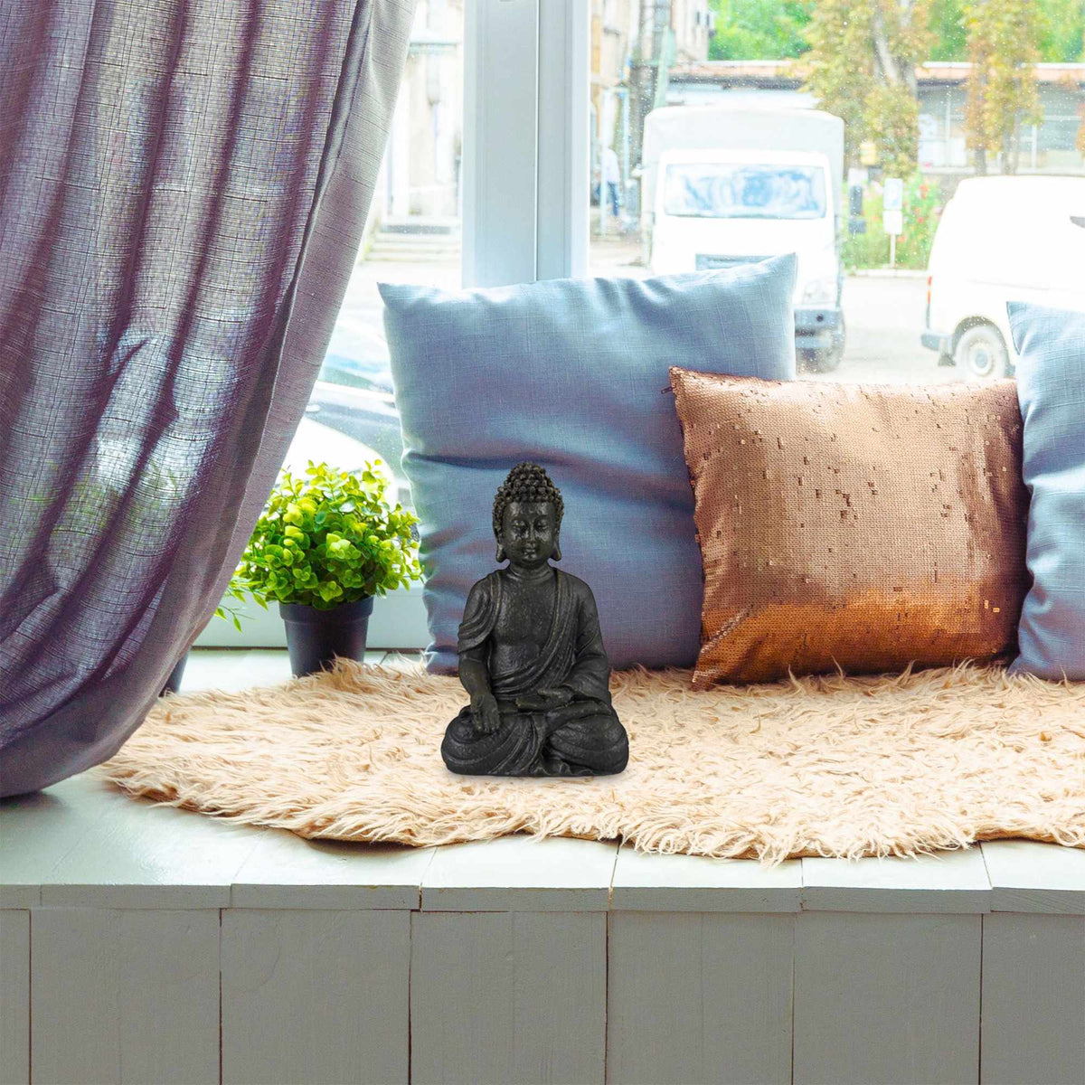 Seated Buddha figure 30 cm