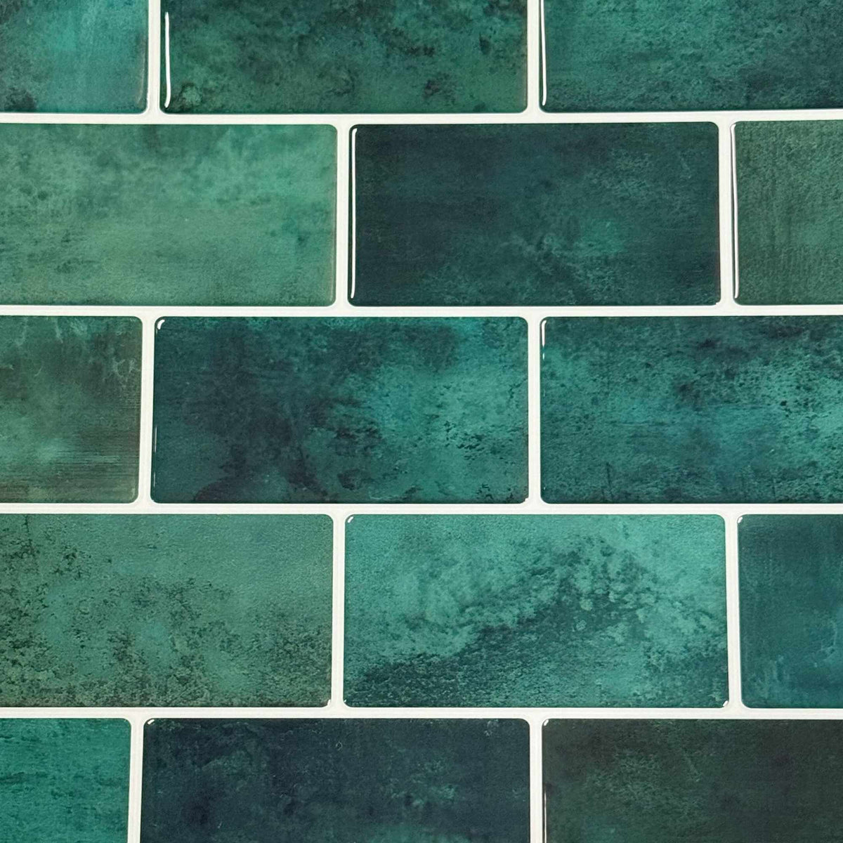 Self-Adhesive 3D Wall Tiles, 30x30 cm, Metro Design