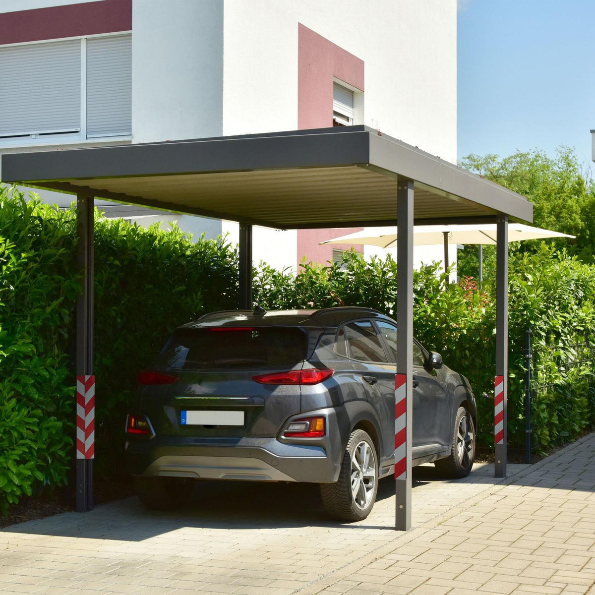 Self-Adhesive Garage Wall Protector, Reflective Foam Pads