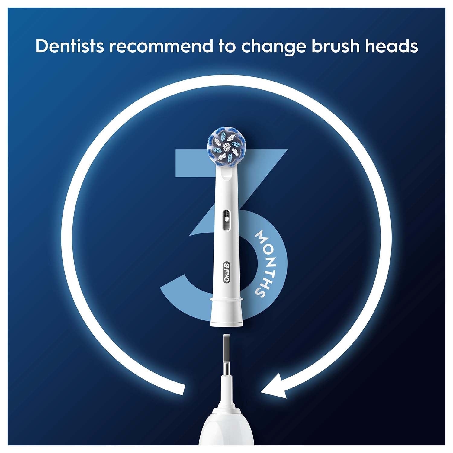 Sensitive Clean & Care Toothbrush Heads, 9-Pack