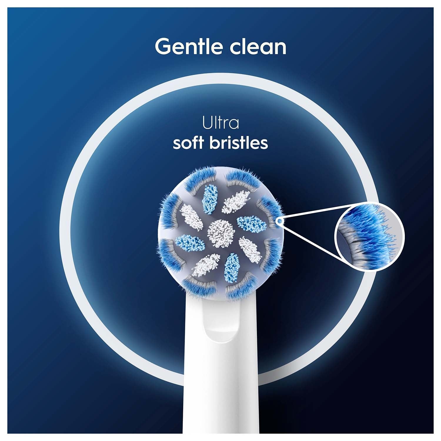 Sensitive Clean & Care Toothbrush Heads, 9-Pack