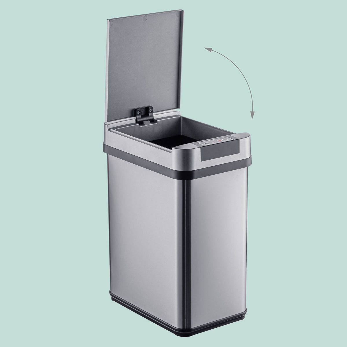 Sensor Kitchen Bin, Stainless Steel, Automatic Lid