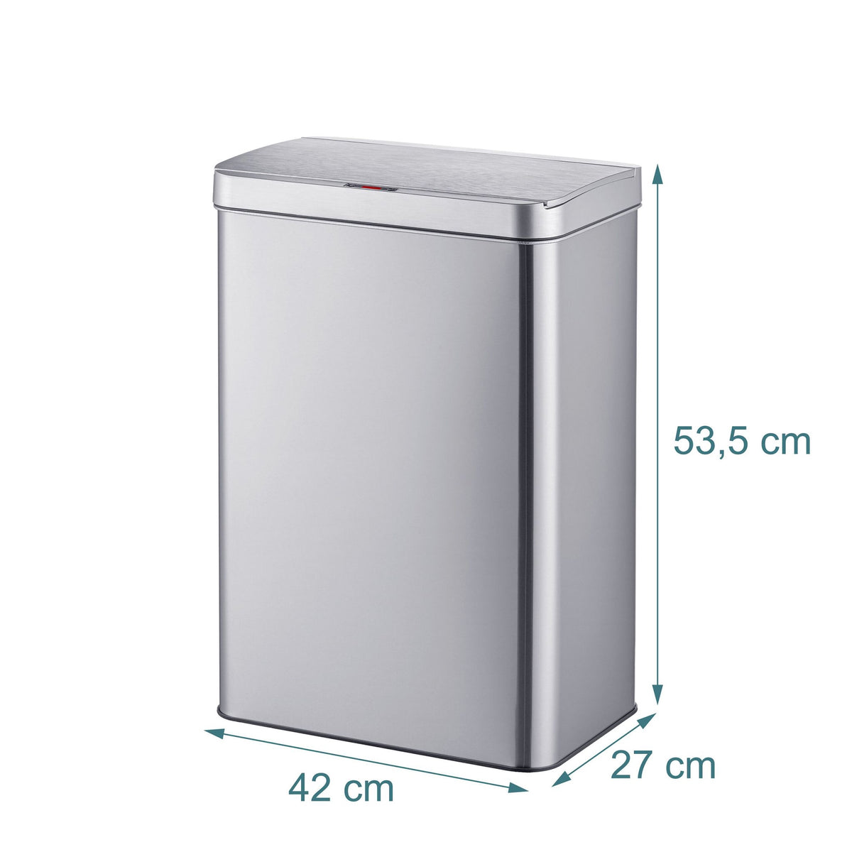 Sensor-Operated Stainless Steel Kitchen Bin