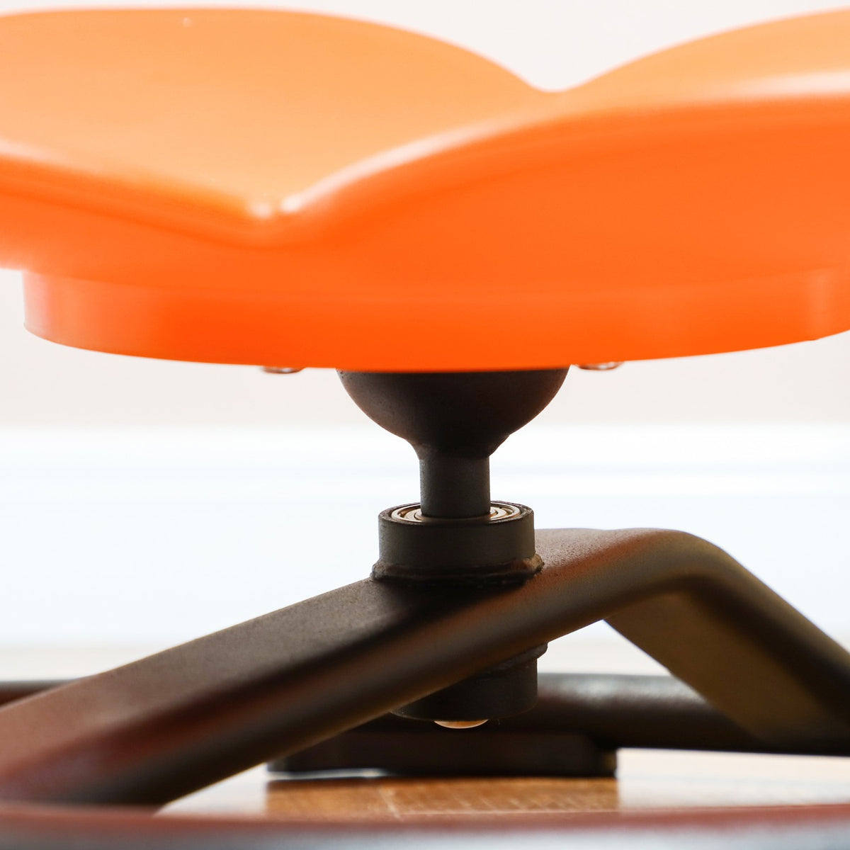 Sensory Kids Chair, Rotating Balance Seat, Plastic, Orange