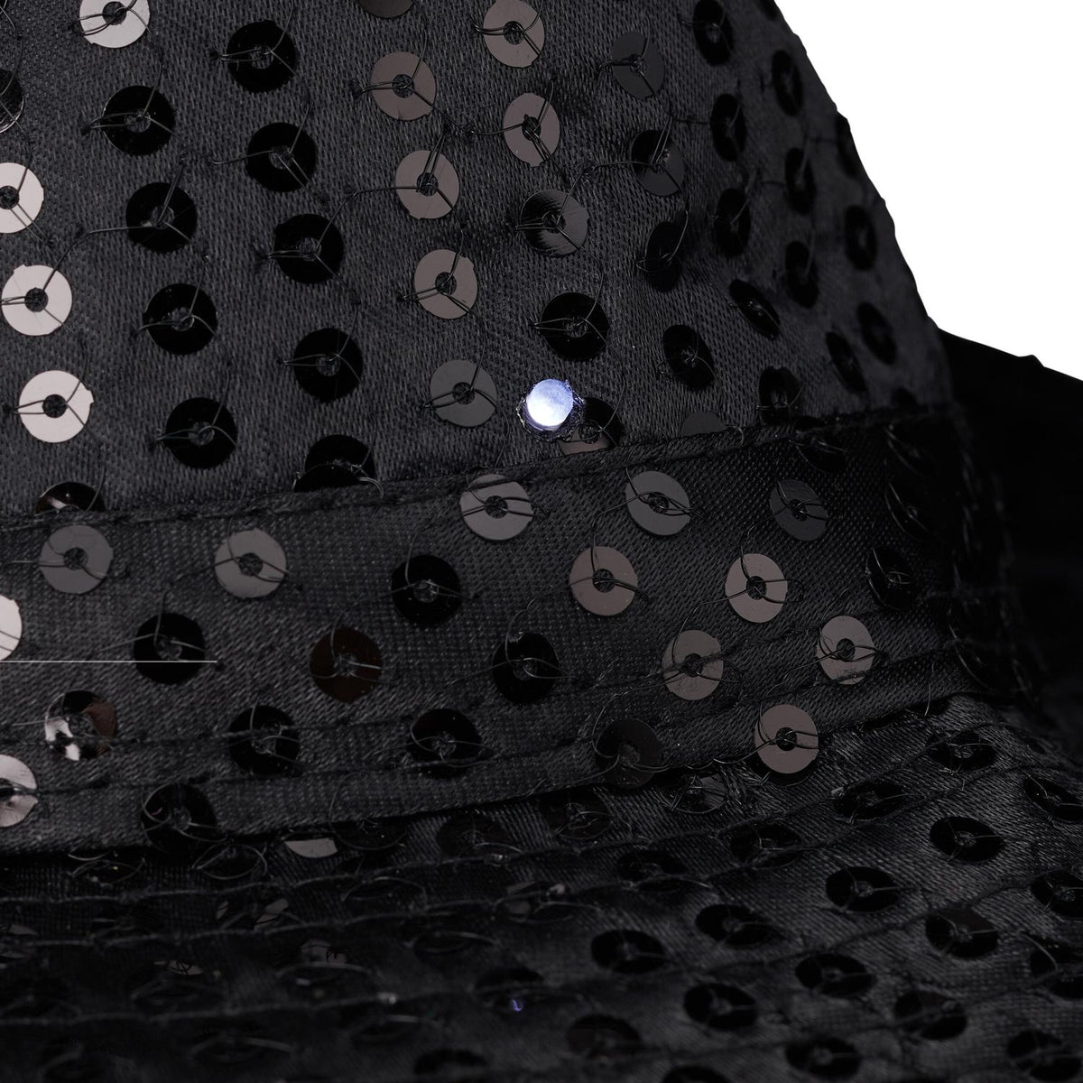 Sequin hats LED set of 2