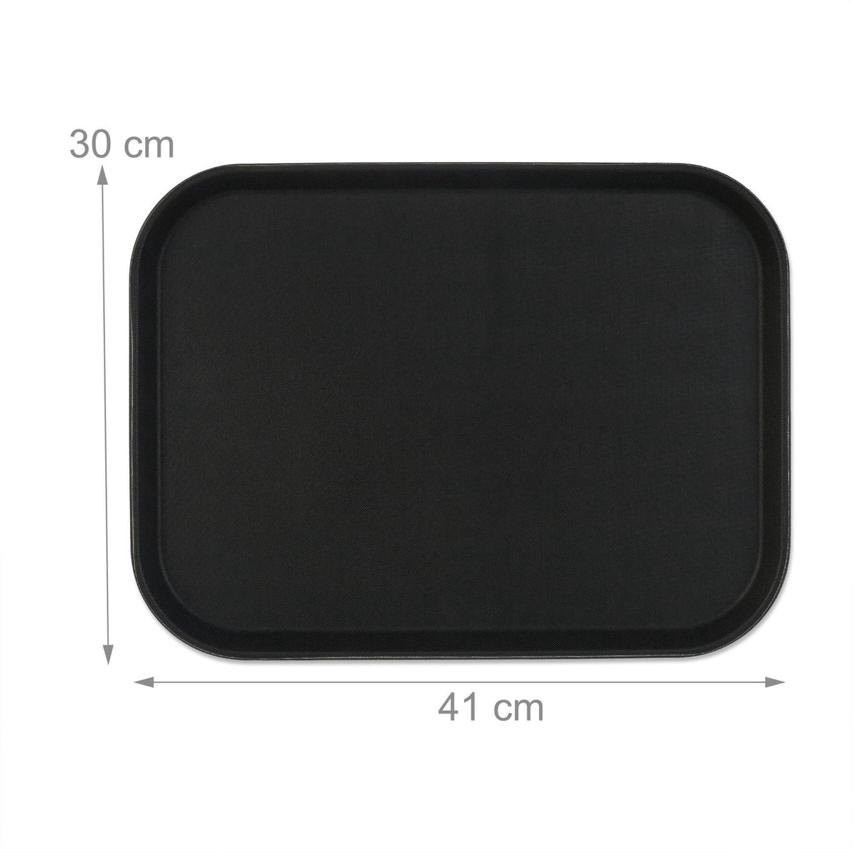 Serving tray 2-pack in black