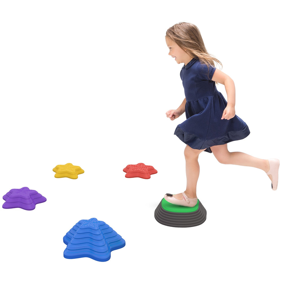 Set, Non-Slip Stacking Stones, Balance Game Up To 80 Kg, Indoor & Outdoor
