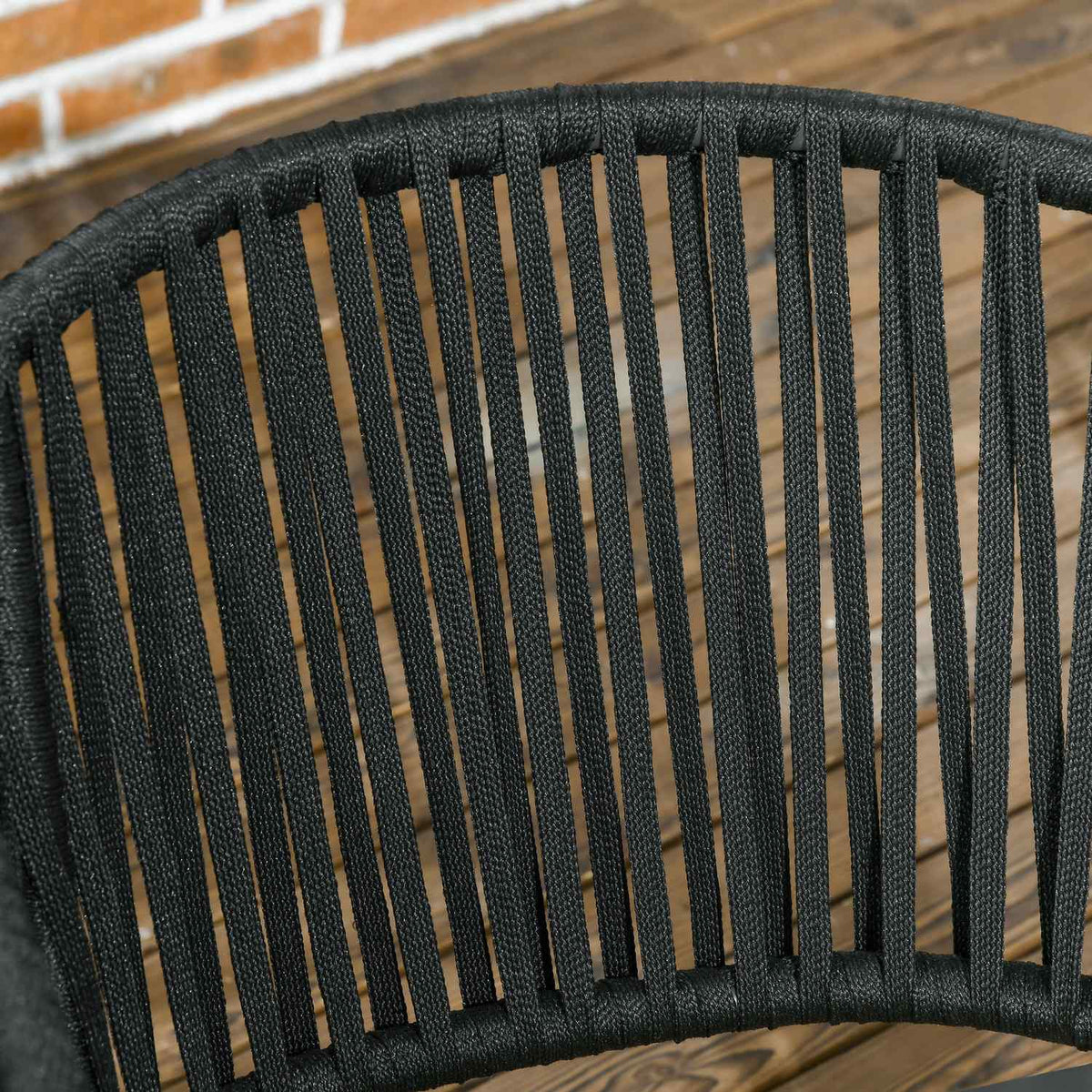 Set Of 2 Garden Chairs With Cushions, Boho Style Garden Chair Set, Garden Chair, Garden Furniture, Balcony Chair, Patio Chair, Metal Frame