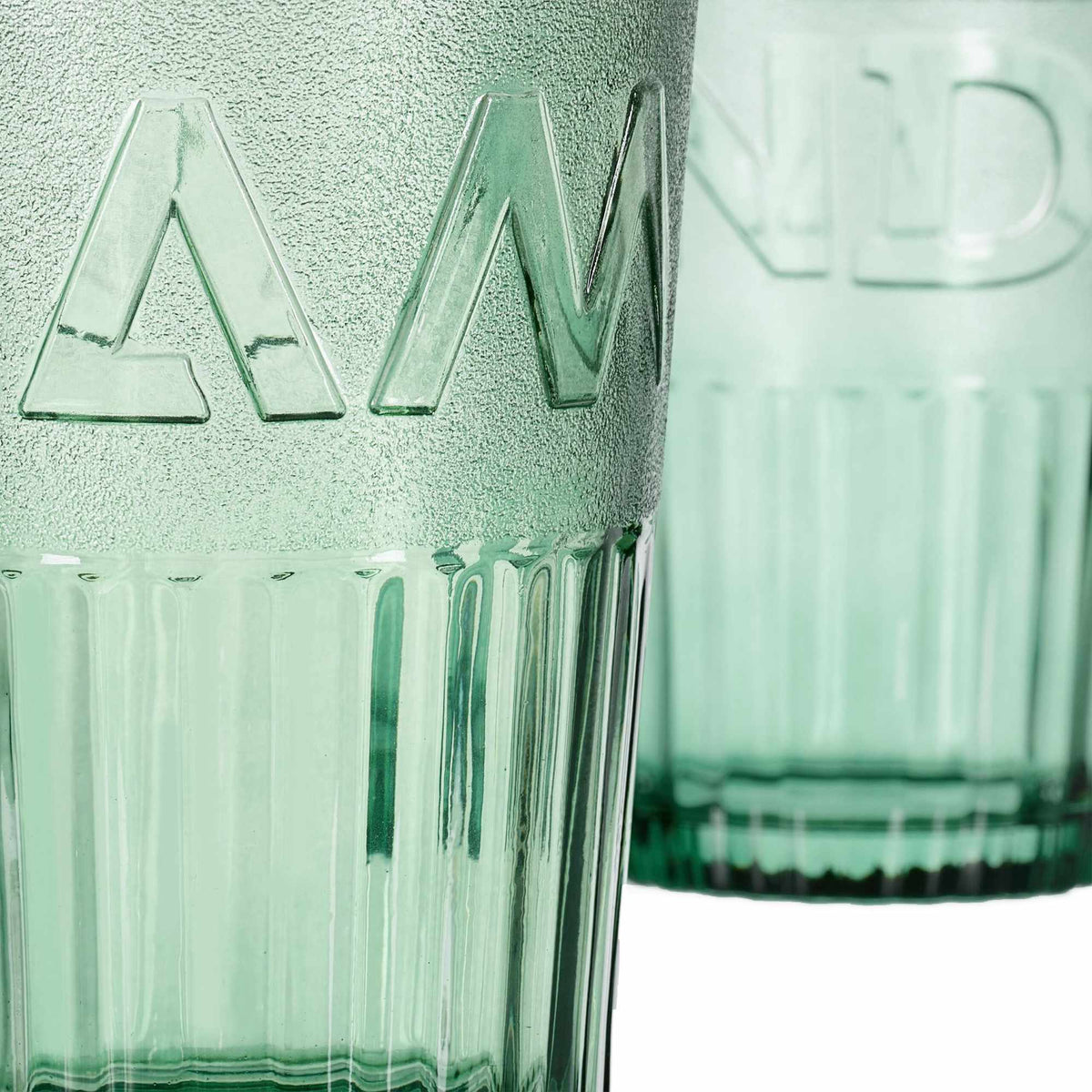 Set of 10 drinking glasses with handles