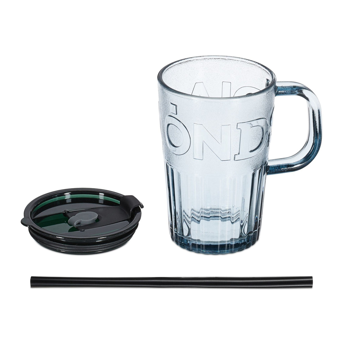 Set of 10 drinking glasses with handles