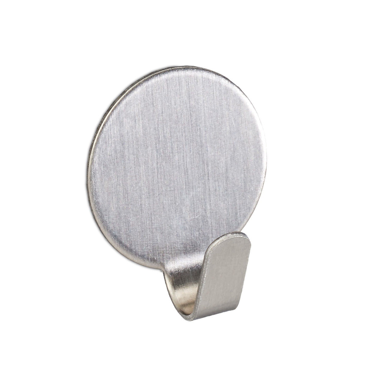 Set of 24 self-adhesive stainless steel hooks