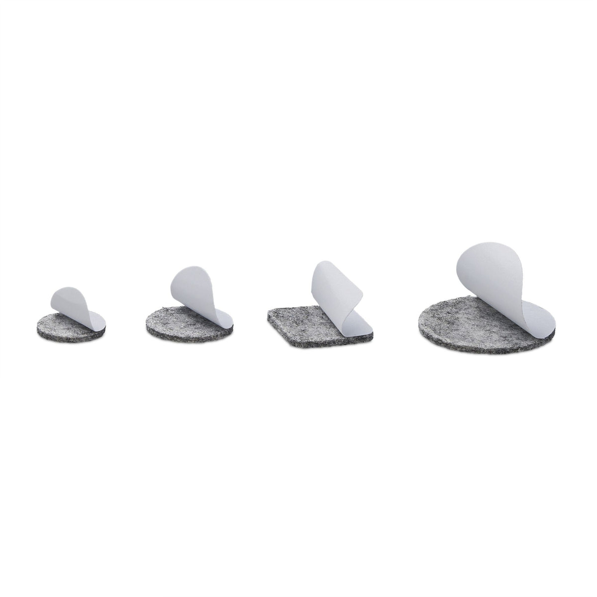 Set of 272 self-adhesive felt sliders