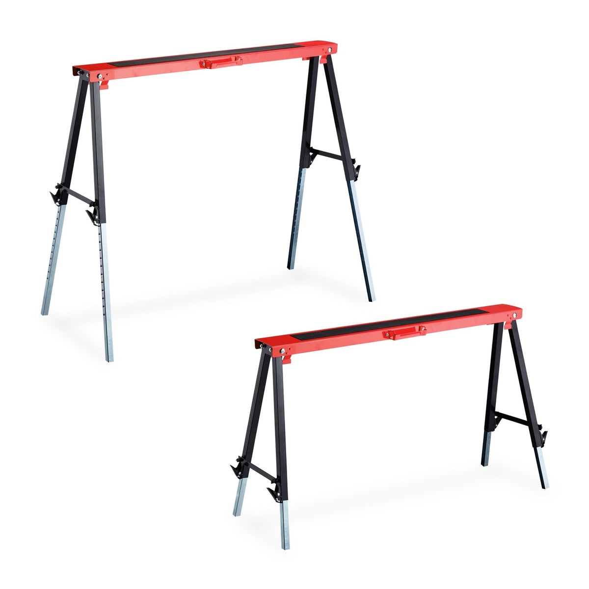 Set of 2 Sawhorses with 12 Heights