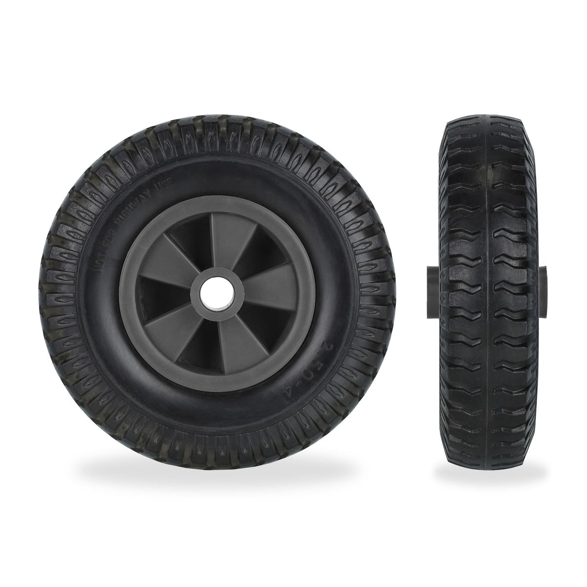 Set of 2 Wheelbarrow Wheels 2.50-4