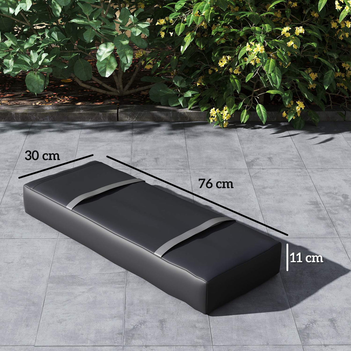 Set of 2 sandbags for parasols that can be filled up to 25 kg. Sandbag for umbrella stands, 600D Oxford weighted for filling, weighted umbrella base weight for outdoor umbrella stands, black
