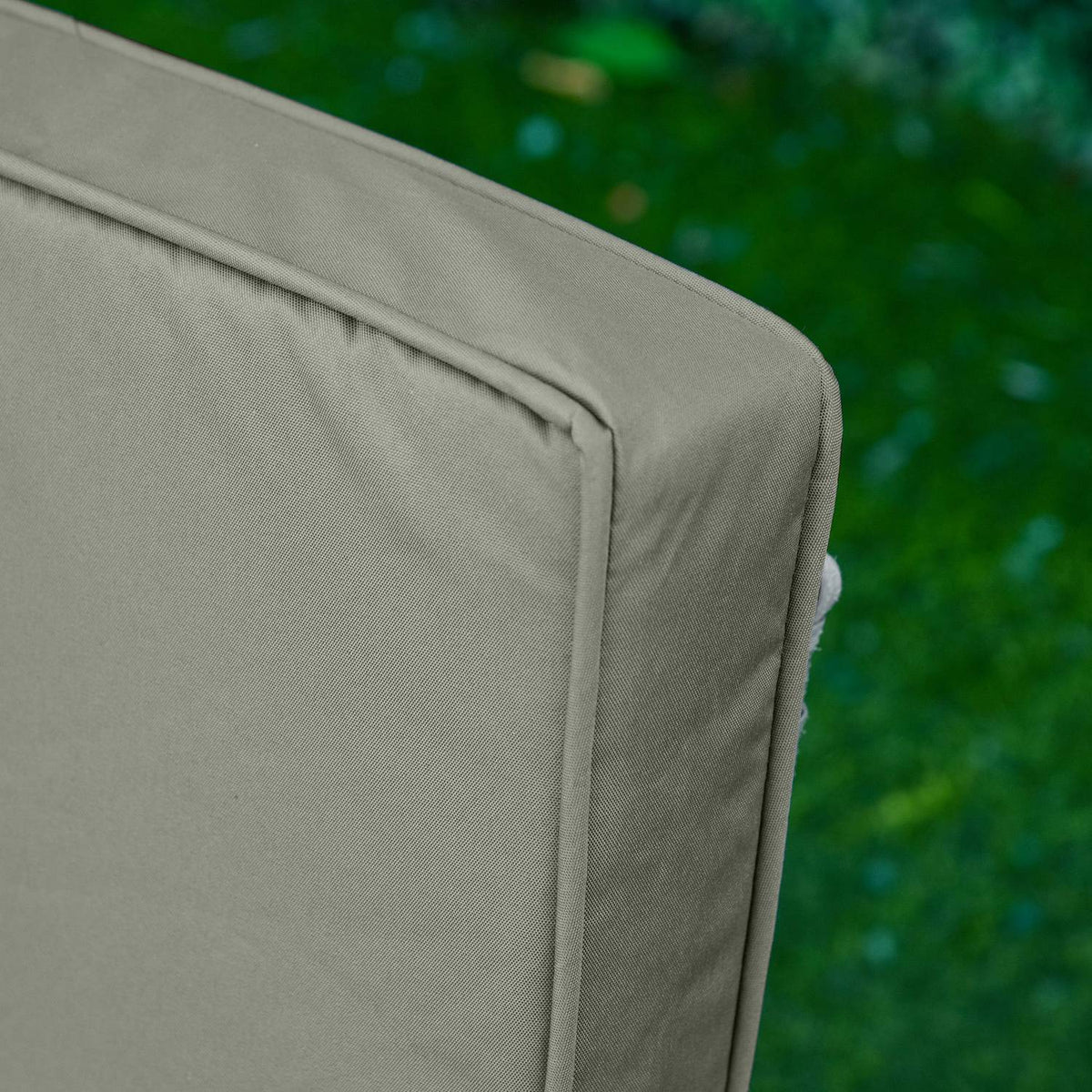 Set of 2 seat cushions, 56 x 52 cm chair cushions with zip, fabric cover, 7 cm thick padding, washable seat cushions for home, garden, car, office, sofa, chairs, dark gray