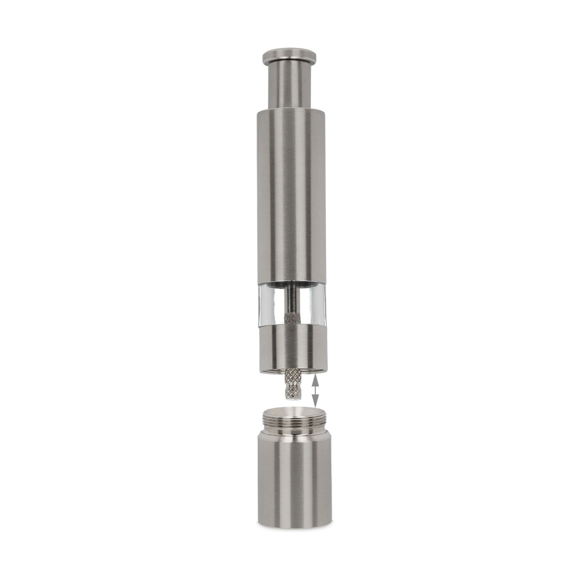 Set of 2 stainless steel spice grinders