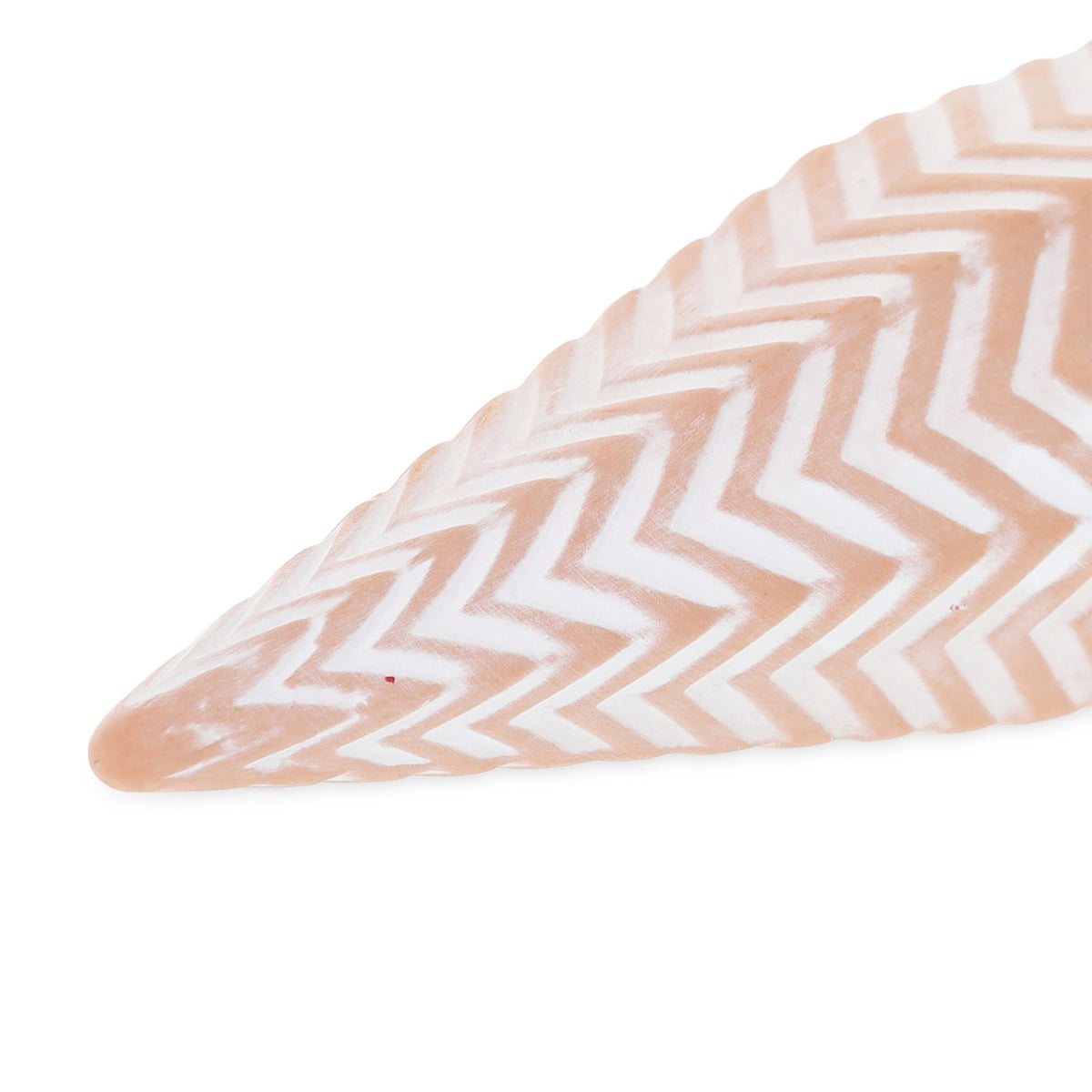 Set of 4 Clay Watering Spikes Zig-Zag