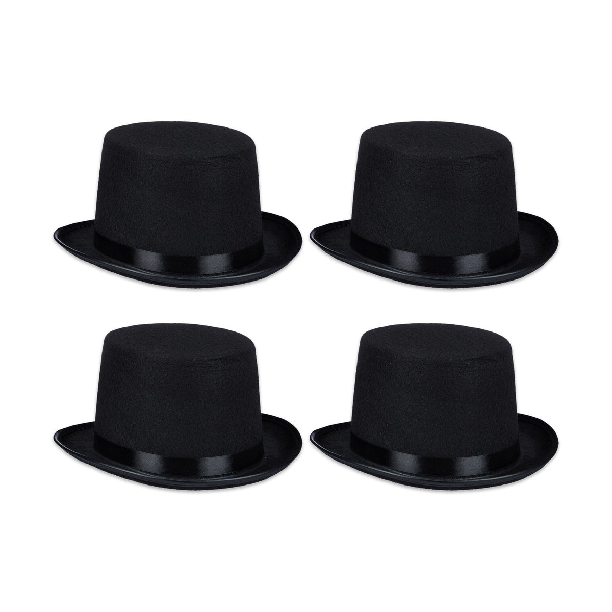 Set of 4 top hats