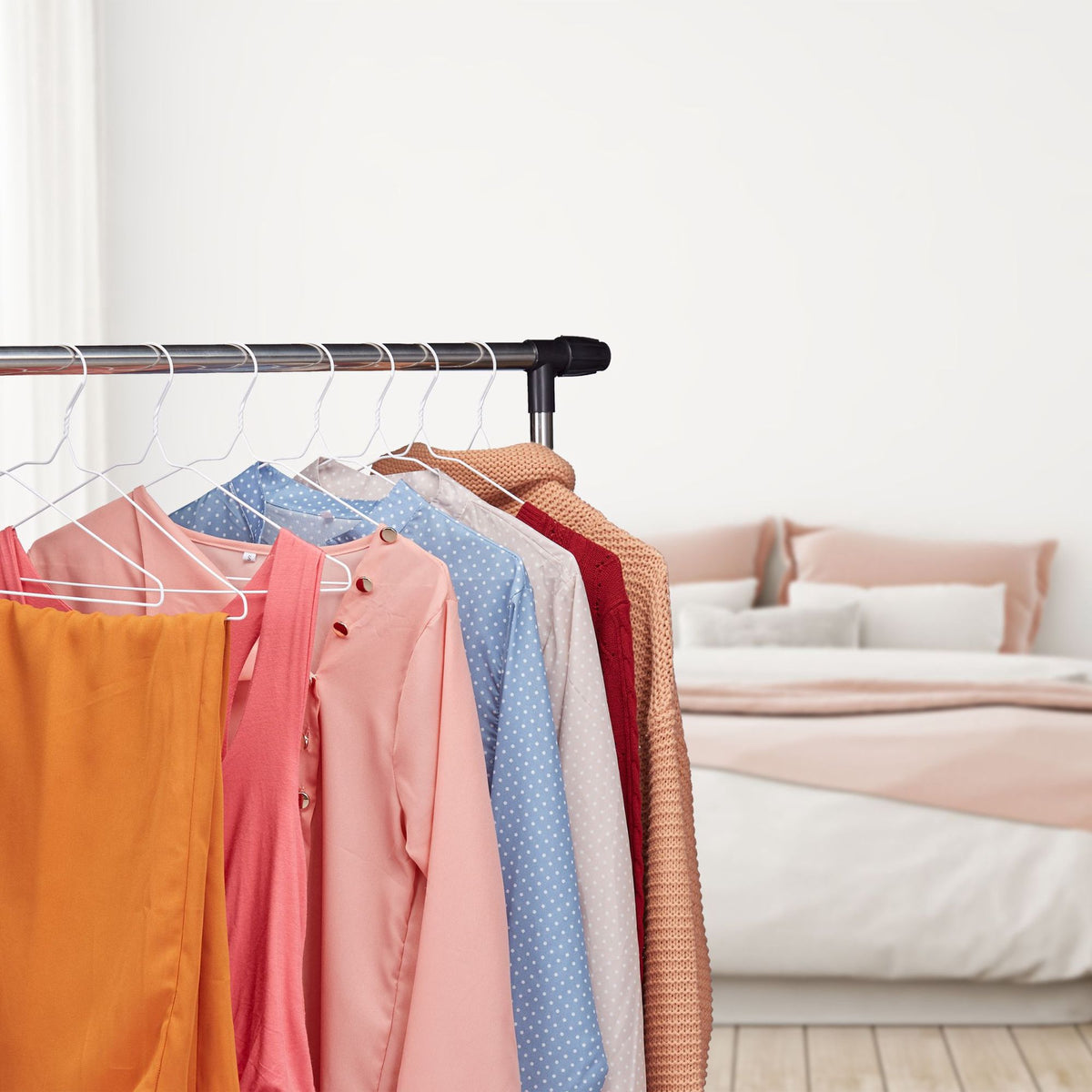 Set of 50 Wire Coat Hangers