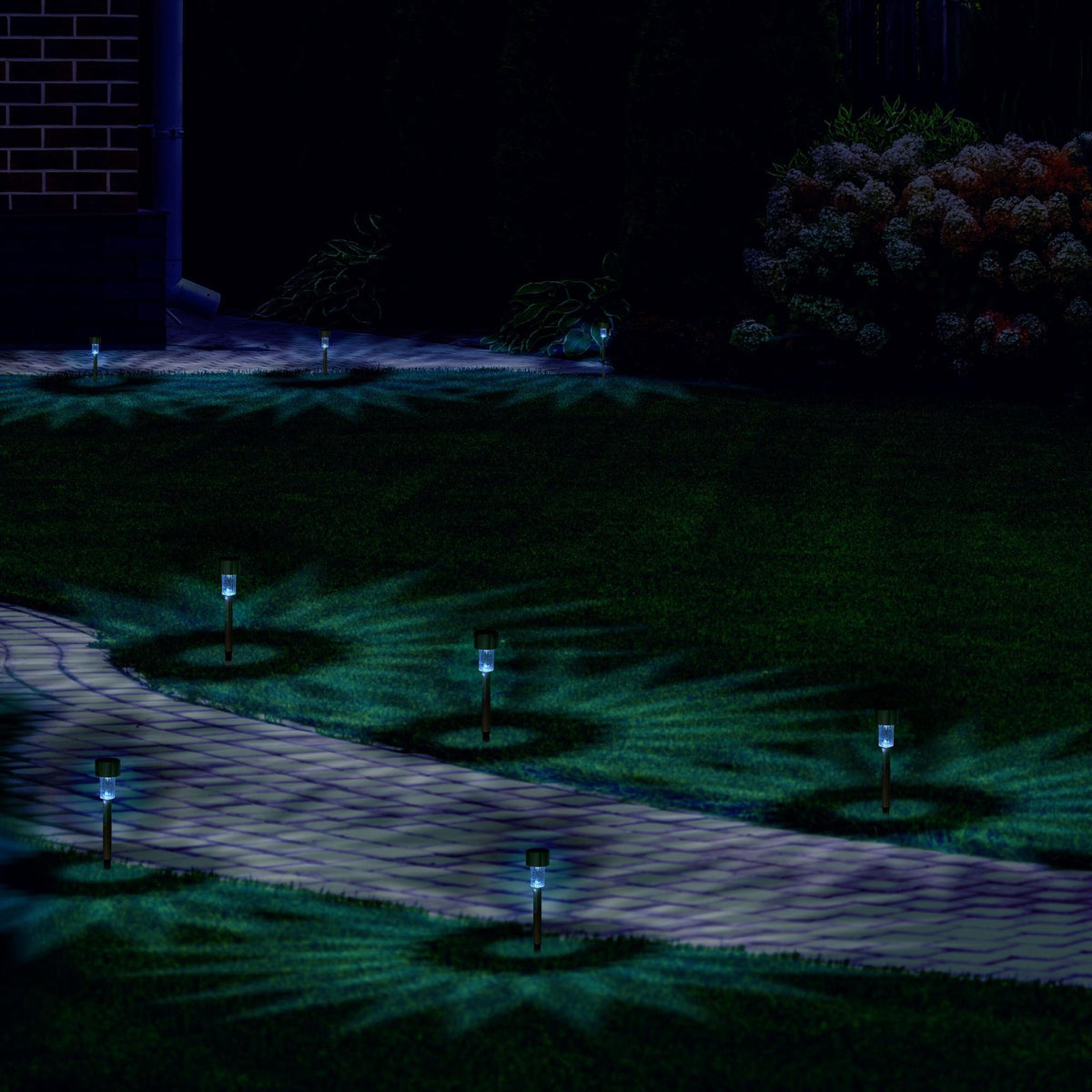 Set of solar lamps