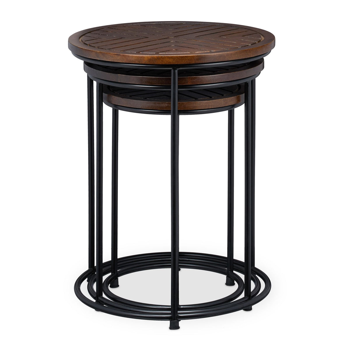 Set table 3 parts in mango wood