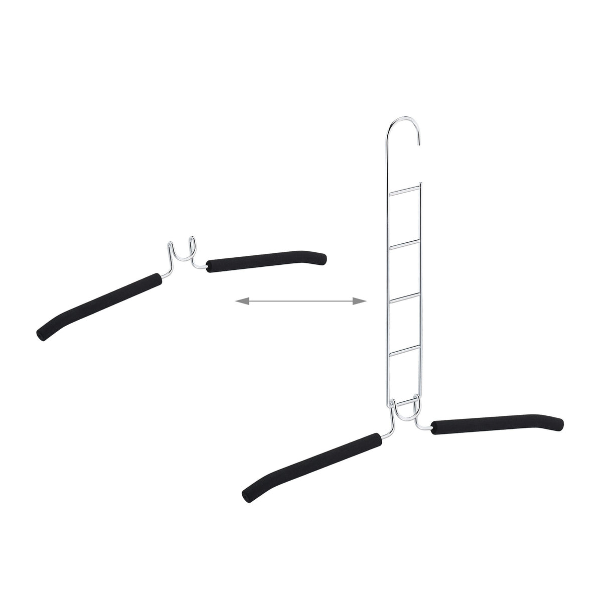 Several clothes hangers 5-pack
