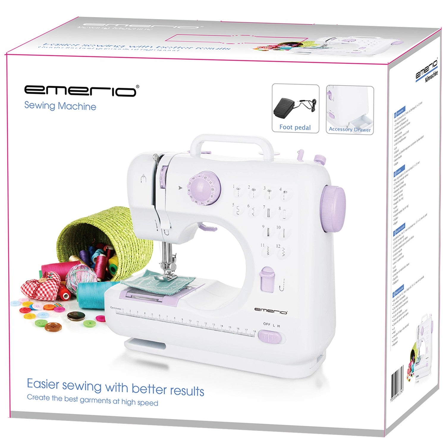 Sewing machine SEW-121820 Basic 12 stitches