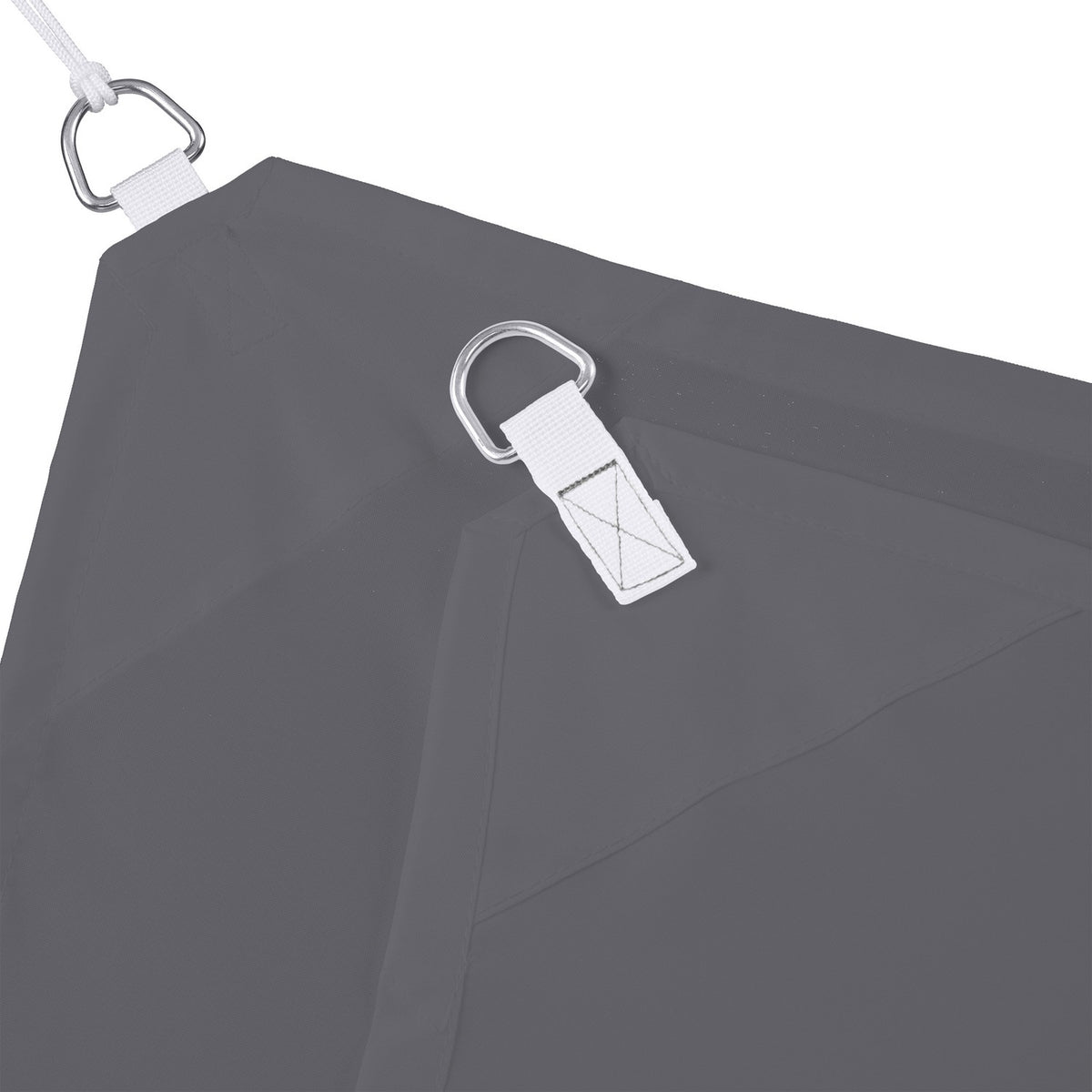 Shade Sail, Grey, UV Protection, Water-Repellent