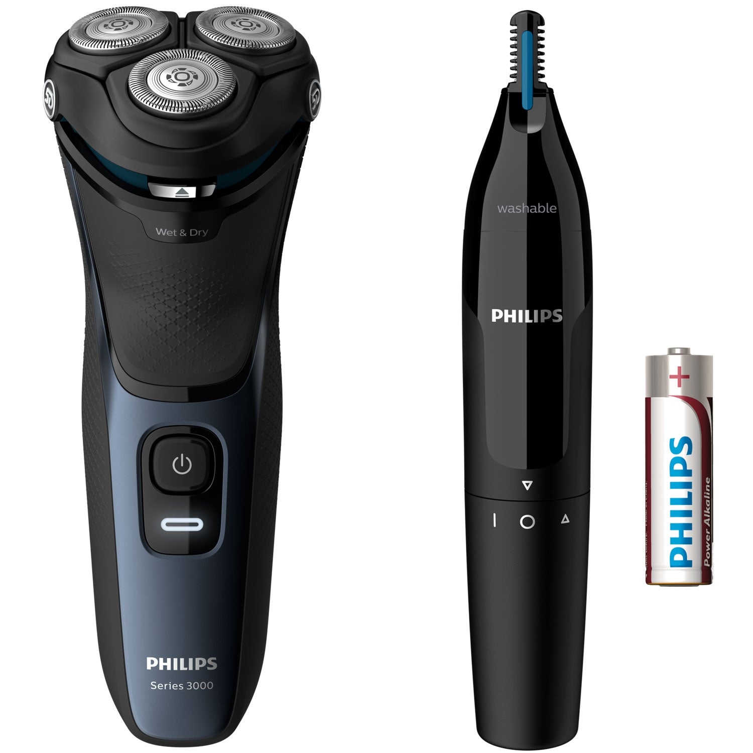 Shaver + Nose and ear trimmer S3134/57