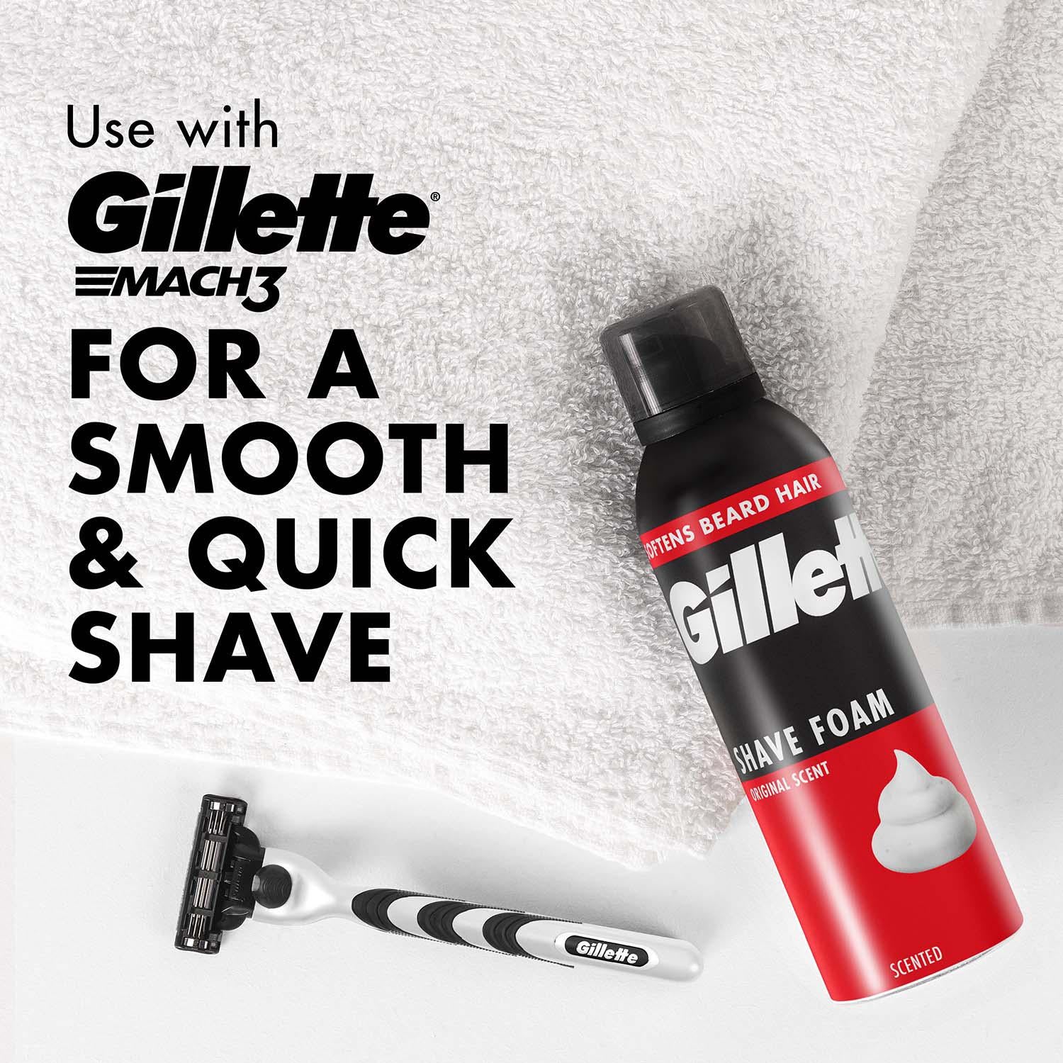 Shaving Foam, Classic Scent, Quick & Easy, 250ml