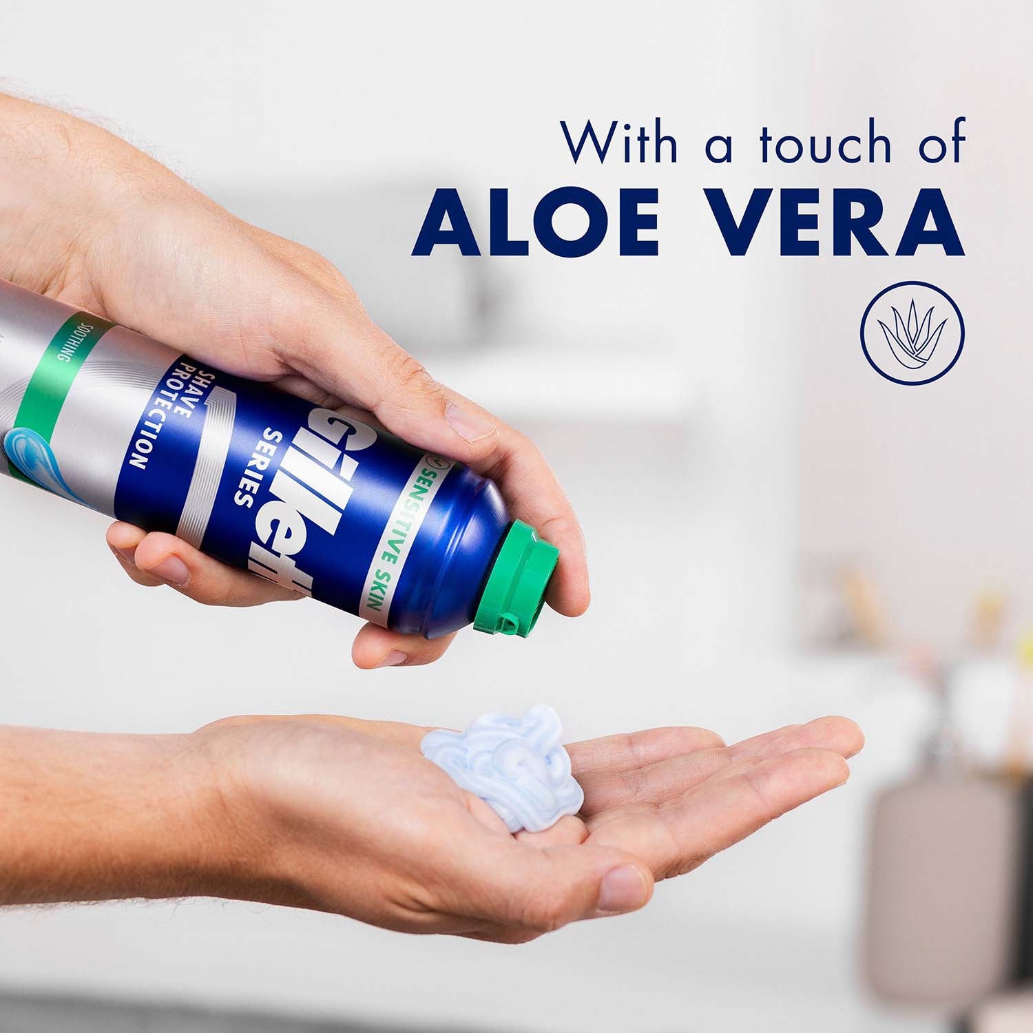Shaving Gel for Sensitive Skin with Aloe Vera, 200ml