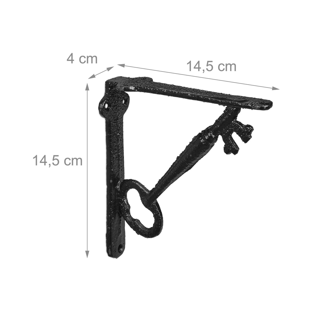 Shelf angle set with 2 keys