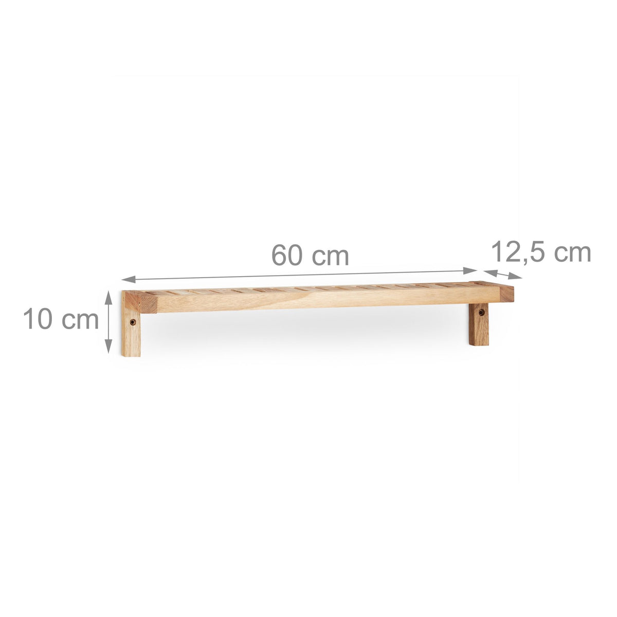 Shelf in walnut