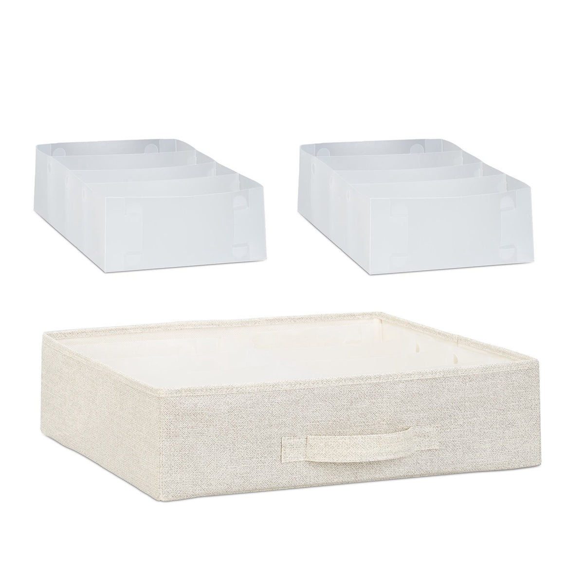Shelf system different variants beige
