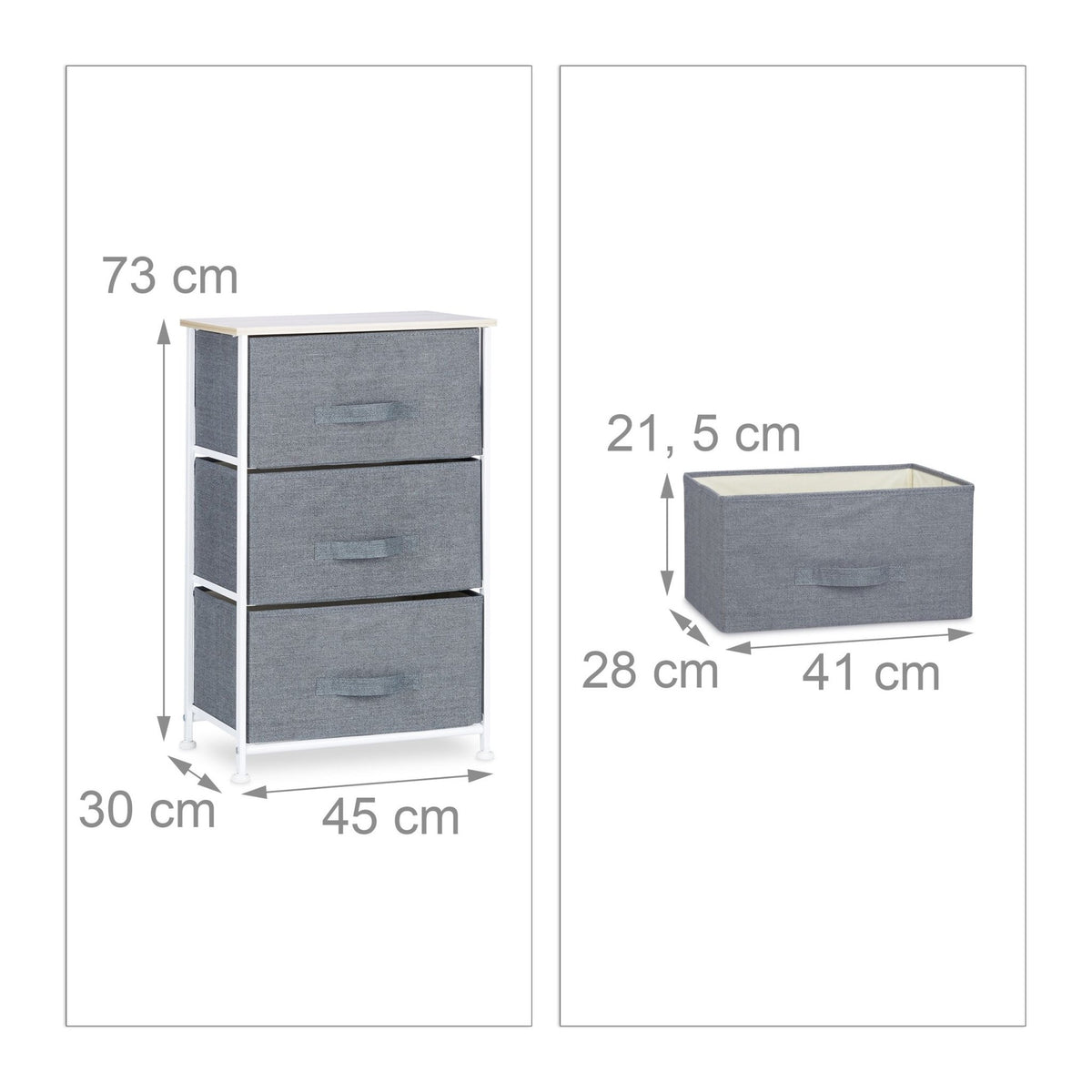 Shelf system different versions gray