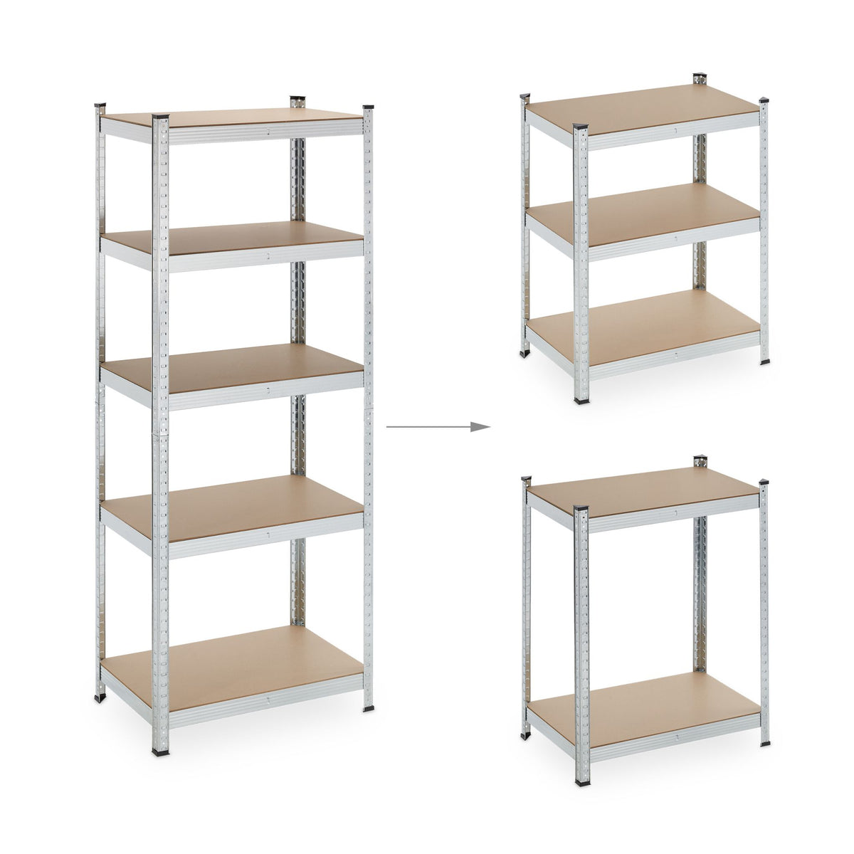 Shelves for heavy loads, 2 pcs