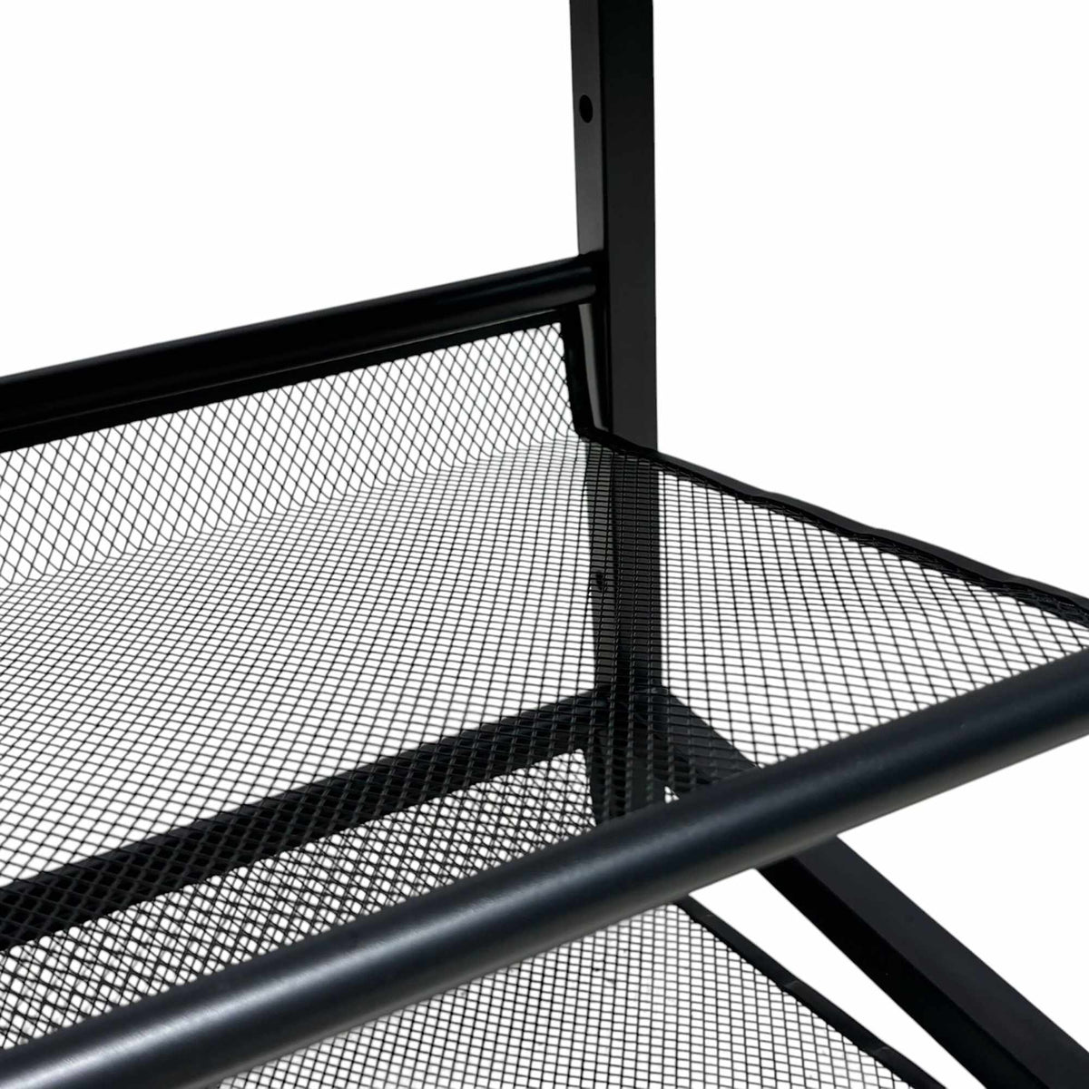 Shoe Rack with Adjustable Metal Shelves