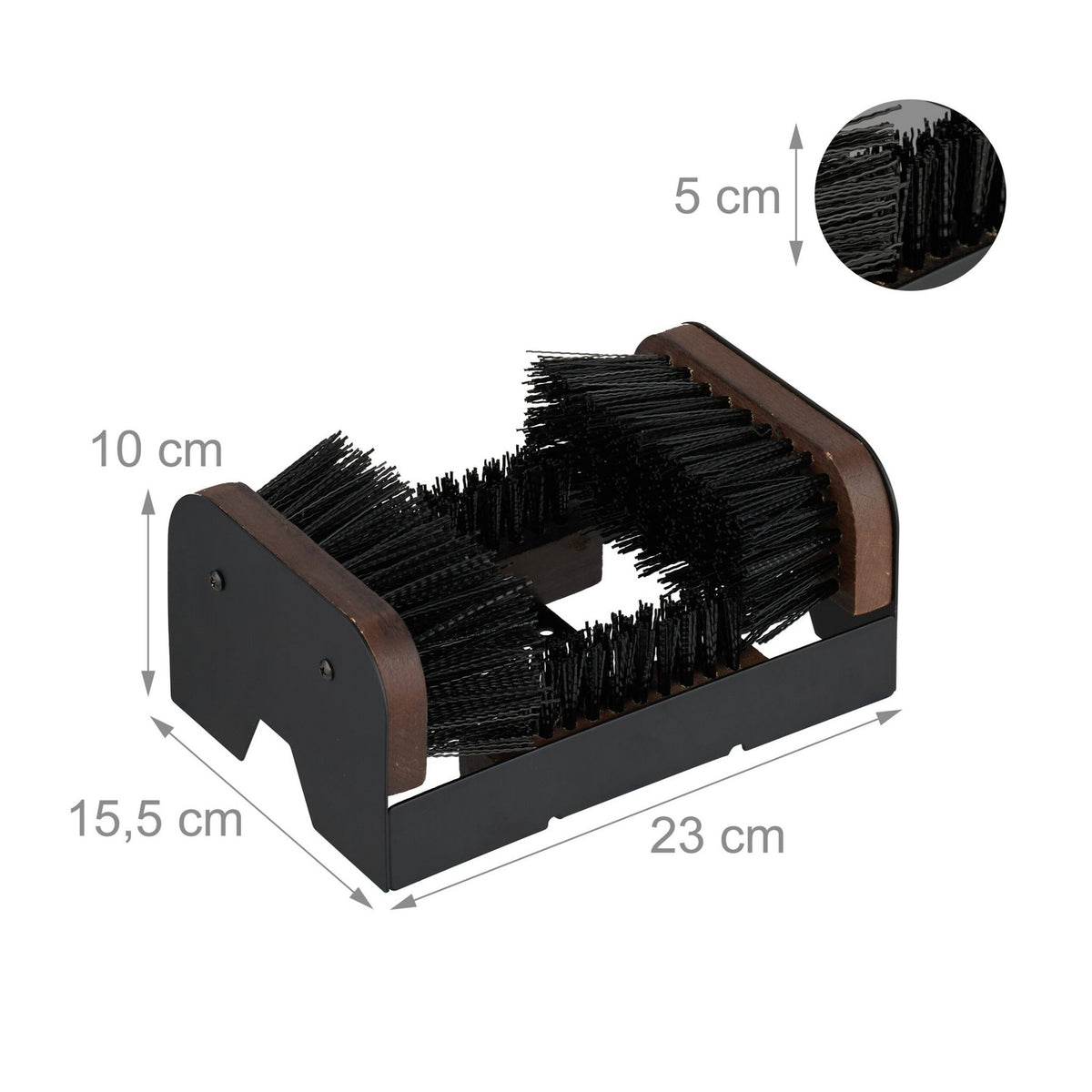 Shoe Scraper with Sturdy Bristles for Easy Cleaning